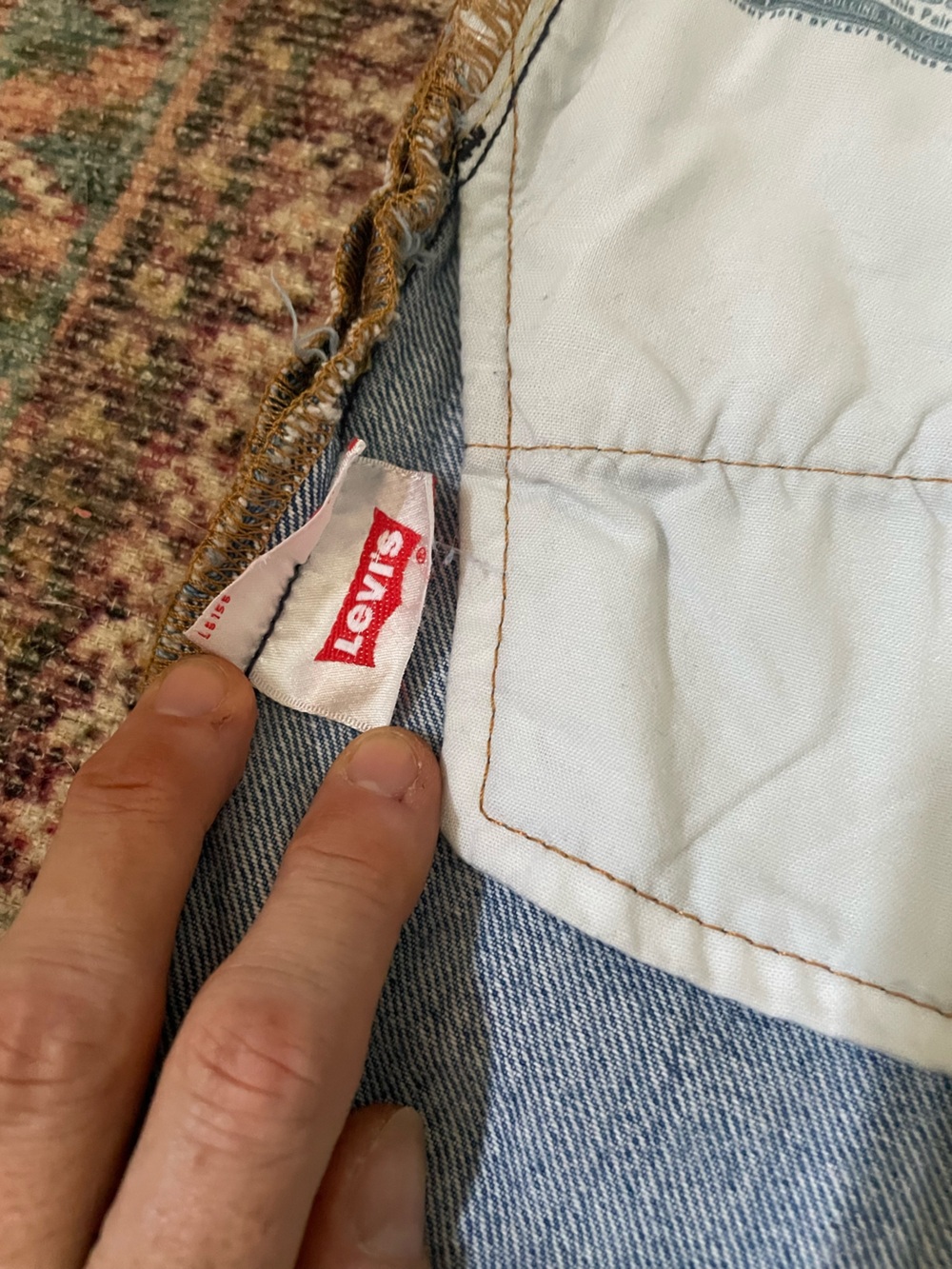 Levi's 501 Button-Fly Jeans with Rips - Picture 13 of 16